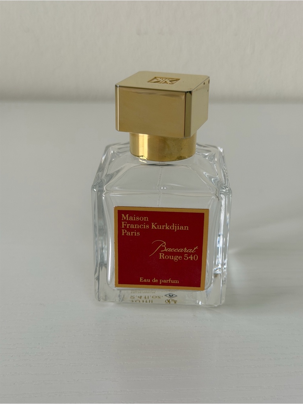 Maison Francis Kurkdjian Baccarat Rouge 540 - Red Empty Bottle 70ml 2.4oz